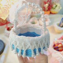 DIY paper cup flower basket finished product handmade kindergarten parent-child activity birthday gift tutorial finished flower basket