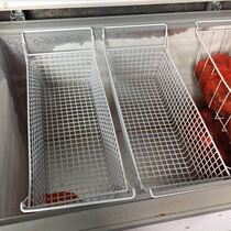 Freezer Separation barrier Ice cabinet Classification separator Ice cabinet Basket Case Freezer Basket Freezer Basket basket Sub-storage basket Basket Hanging Basket