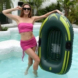 Детская водная надувная резиновая лодка, дорожный складной кушон для плавания для рыбалки