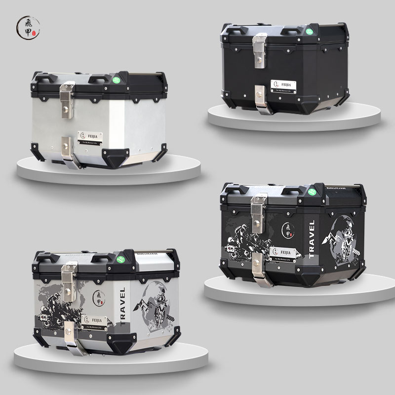 2022 Qin Yufei A 36L 43L 50L 65L aluminum alloy tail box quickly removes the motorcycle trunk