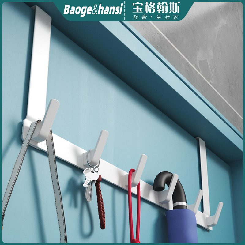 Hook behind doors with no punch hanging hanging clothes bedroom wardrobe clothes hook hook luxury