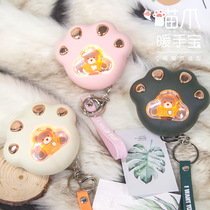 Hand Warmer USB Rechargeable Baby Warmer Light Little Girls Explosion-proof Mini Cute Portable Electric Heater Gift