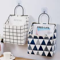 Fabric waterproof containing hanging bag closeout bag toilet student Dormitory Good Things Hanging wall headboard Dirty Clothes