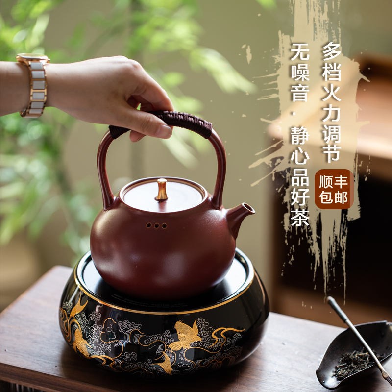 New high-end ceramic intelligent electric ceramic stove mute kettle tea steamer special kung fu tea stove household