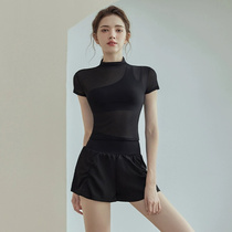 Oblique one-shoulder shock-proof push-up underwear yoga bra for beautiful back fitness irregular shoulder straps running sports vest for outer wear