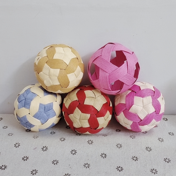 キュージュボール紙籐純粋な手編みの装飾品小さなおもちゃ