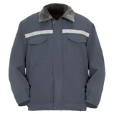 Модная осенняя и зимняя синяя бархатная холодная и теплая повседневная рабочая одежда Утолщенная износостойкая мастерская одежда