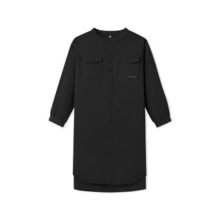 斯凯奇2025秋季女款运动连衣裙印花吸湿速干经典休闲时尚3A抗菌