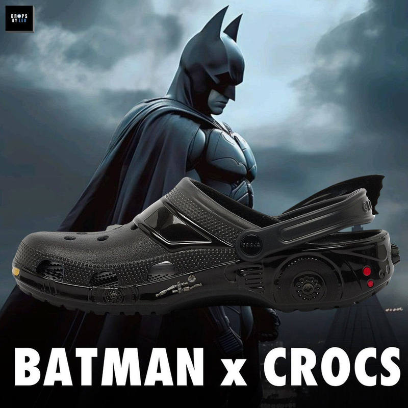 Batman X Crocs Classic Clog Crocs Men's and Women's Clogs Sandals