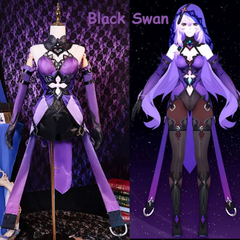 Новый прибытие Honkai Star Rail костюм Black Swan для женщин