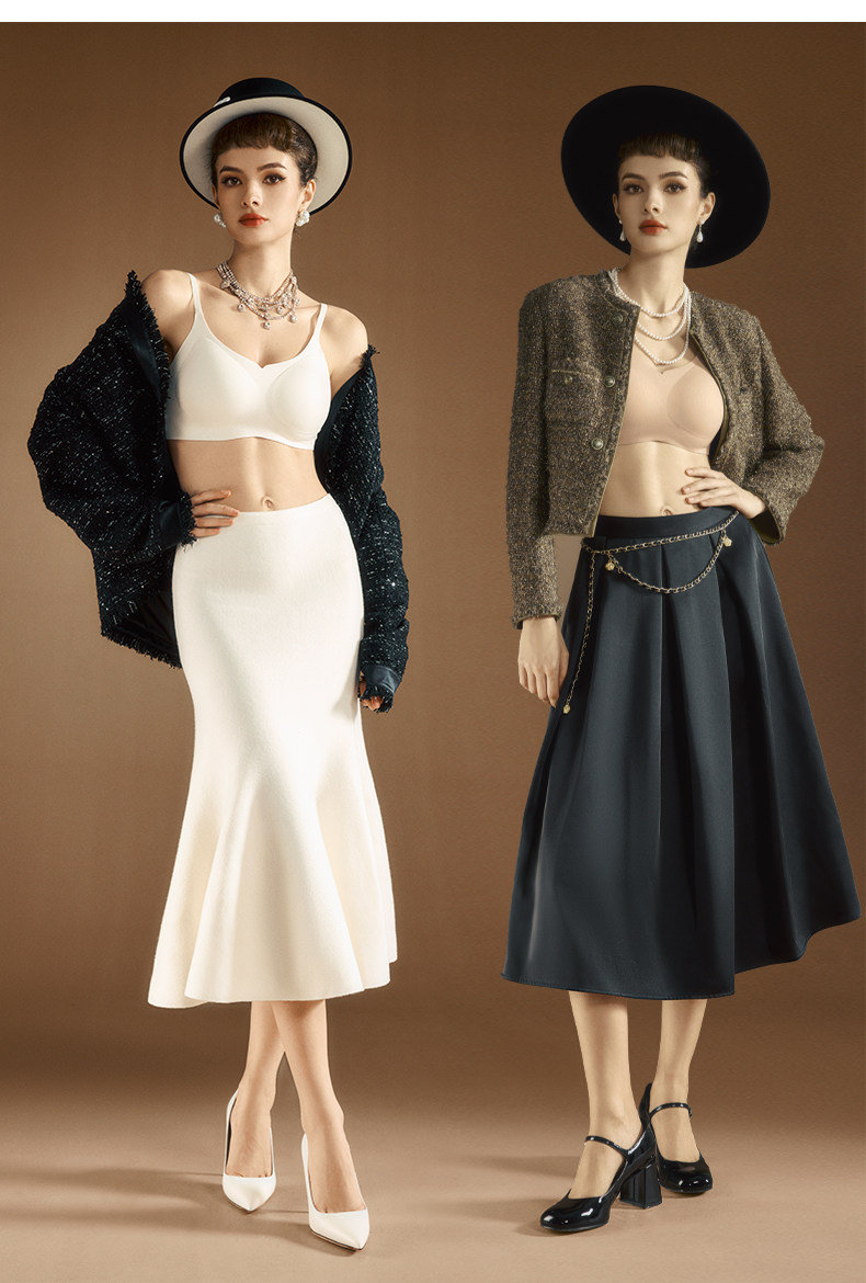 【中国直邮】 草本初色 2025新款内衣 无痕美背聚拢支撑收副乳10A抑菌文胸 暖冬白 M (建议80-105斤)