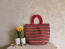 Colorful raffia foreign trade bag
