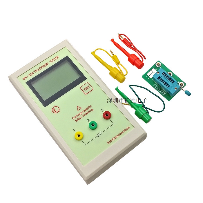 MK-328 Multi-functional transistor tester MK328 lift grade version handheld capacitive resistance tester