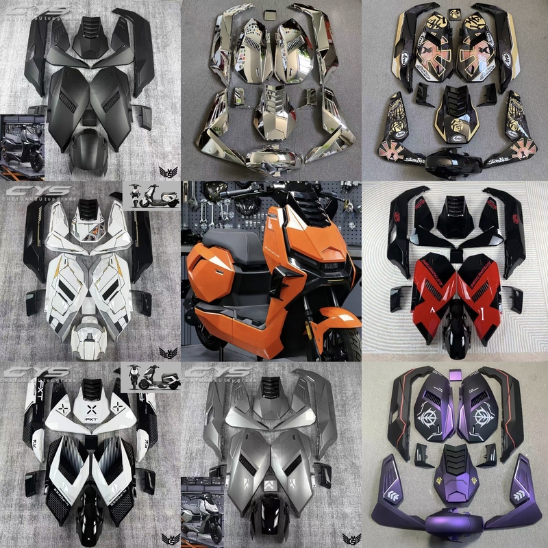 Maverick Electric Vehicle Fx Wind Speed Edition Shell Fx Wide Body Shell Mecha Shell Burst Pattern Color Customization Modification