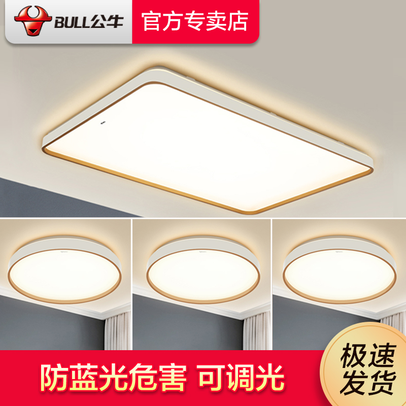 Bull 2021 new modern minimalist living room main lamp lighting ultra-thin bedroom home whole house set ceiling lamp