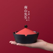 Mr Nanshan a pint of ceramic ashtray house with windproof anti-flying ash fashion tide smoke tank