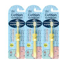 Watsons 3-pack childrens 10000-bristle toothbrush soft-bristled baby 1-2-3 to 6 years old-12 and above deciduous teeth infant tooth guard
