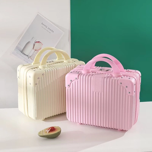 Портативный чемодан, портативная коробка, ретро маленький ящик для хранения, 14 дюймов, 16 дюймов