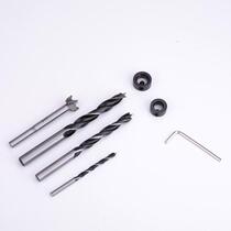 Three-in-one Link piece Perforator Suit Twist Drill m15 m15 m10 m8 m4 m4 Furniture Small Handle Drill