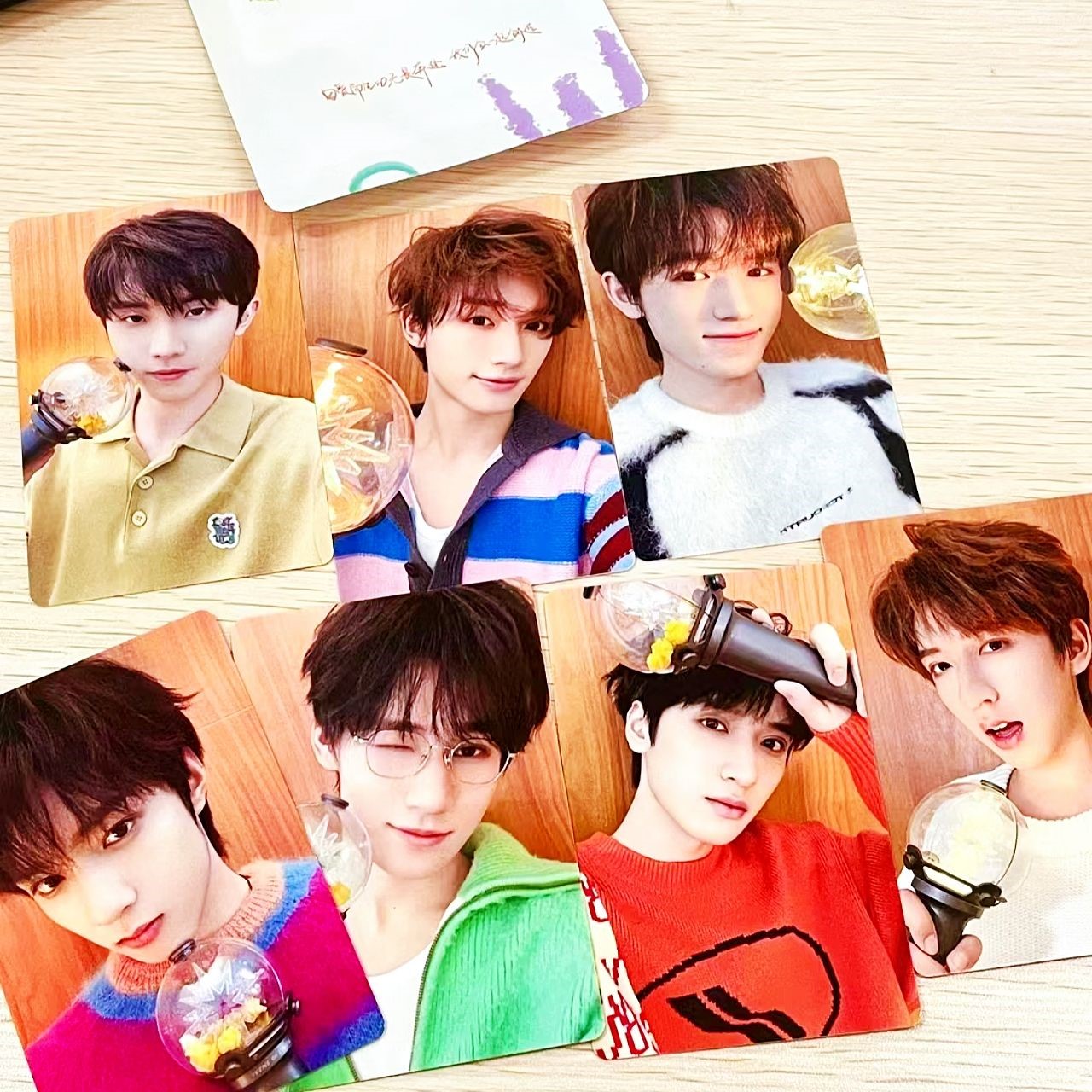 TNT时代少年团二代小卡2.0应援棒全新爆米花应援张真源贺峻霖小卡