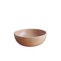 Y0EZ beech wooden bowl for adults children baby small rice bowl large fruit bowl salad bowl soup bowl wooden wonton
