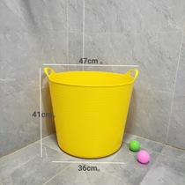 Folding bath bucket adult model enlarged plastic childrens bath baby bath bucket household large childrens bath basin