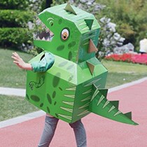 Dinosaur clothes props childrens funny clothing simulation model dress up carton toy vibrato funny cos doll