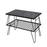 Shanqu Shinetrip Outdoor Open Camp Table Iron Iron Swite Table, представляющий пламя портативного набора магазина барбекю барбекю