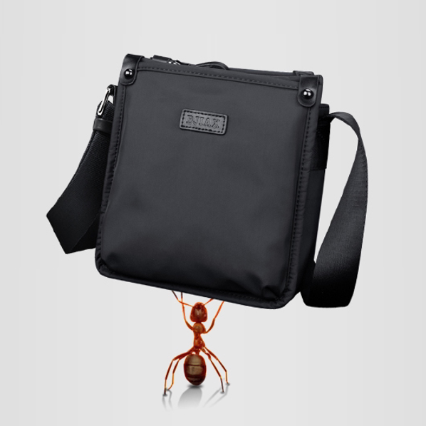 Counter waterproof Oxford cloth shoulder bag men's business casual cross-body bag men's light luxury fashion small backpack