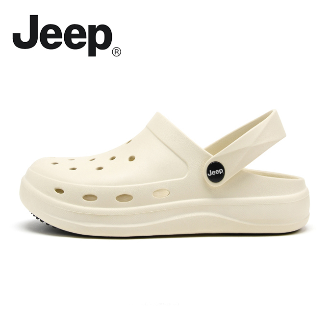 Jeep/Jeep Women's Water Shoes for Outdoor Use, Non-Slip Home Slippers, Comfortable Sandals, Couple's Outdoor Clogs