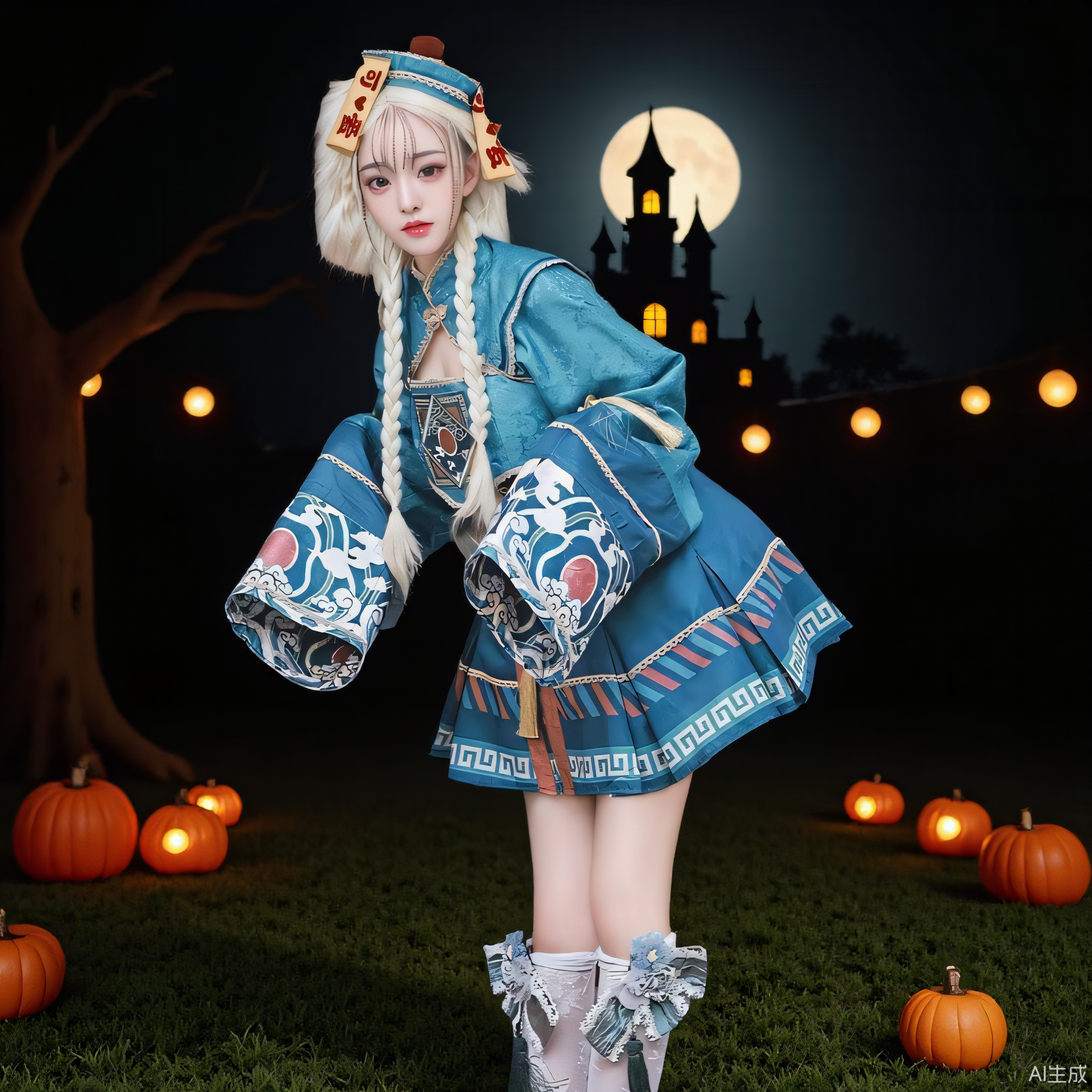 Подлинный дизайнерский костюм на Хэллоуин, стиль Лолита, Lolita Jsk, косплей