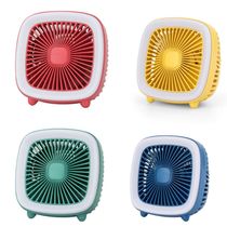 Retro Television Pattern Mini USB Charging Fans 3 Speed