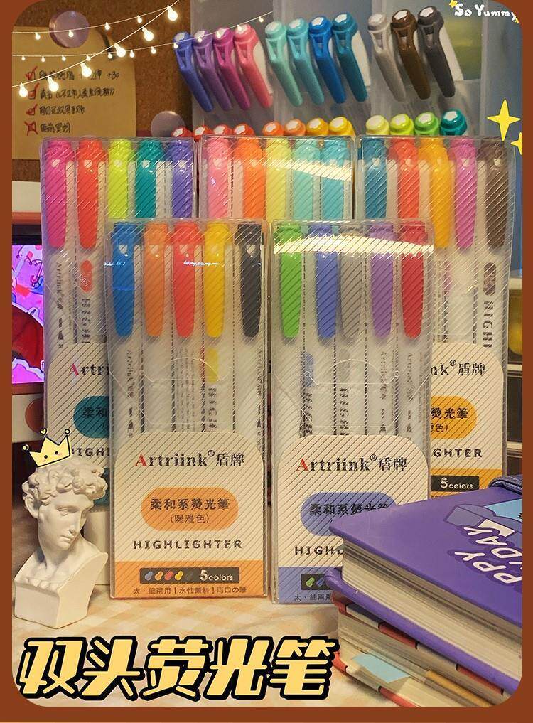 Double-Ended Highlighter 2-Tip Double-Headed Marker - Taobao product photo 7