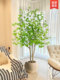 Artificial Flowers and Faux Plants for Decoration, Large Floor-Standing Planters for the Living Room, Indoor Light Luxury Artificial Greenery, Horsewood
