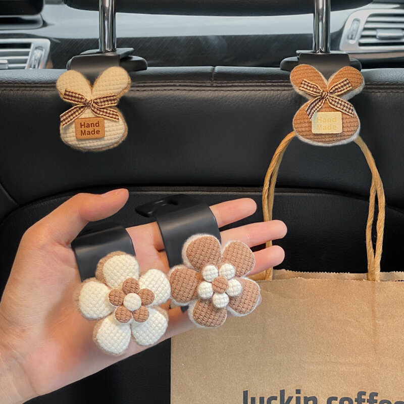 Car hook 2023 new rear rear seat rear chair multifunction female cartoon car seat hook on-board hook-Taobao