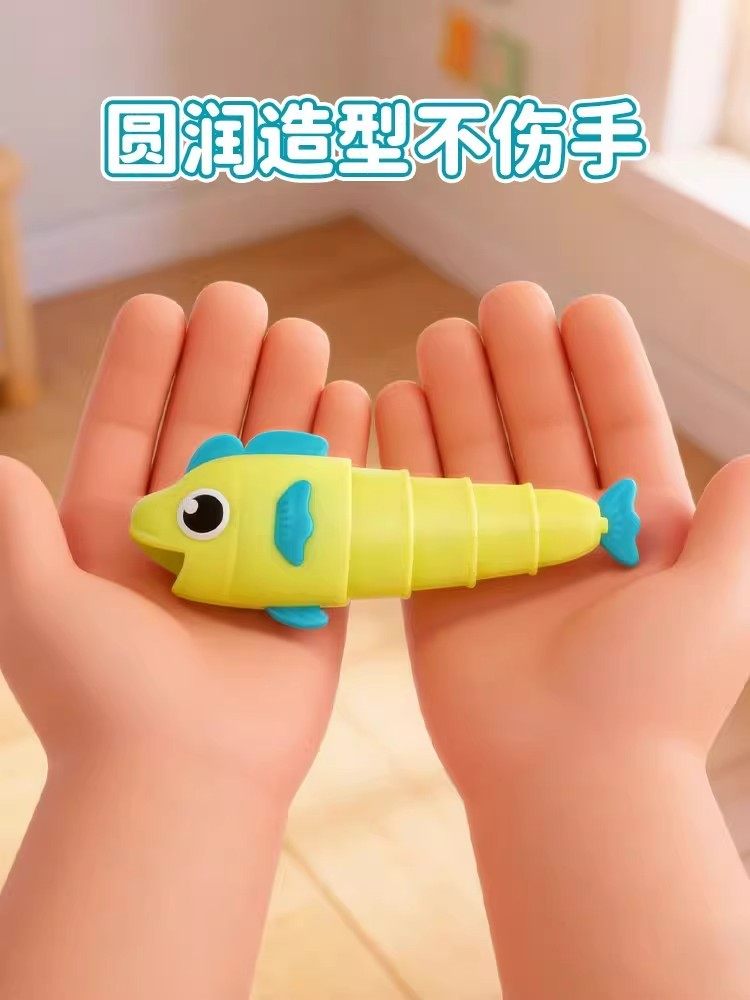 Fishing Battle Master Telescopic Fish Toy Magnetic Reel Big Catch Children's Educational Game Long Vs. Short