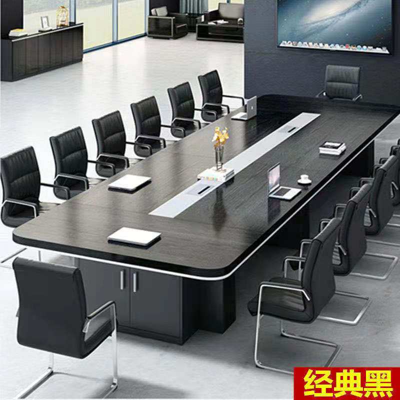 Conference Table Long Table Minimalist Modern Training Table And Chairs Combination Long Table Bench Meeting Room Desk Bar Table