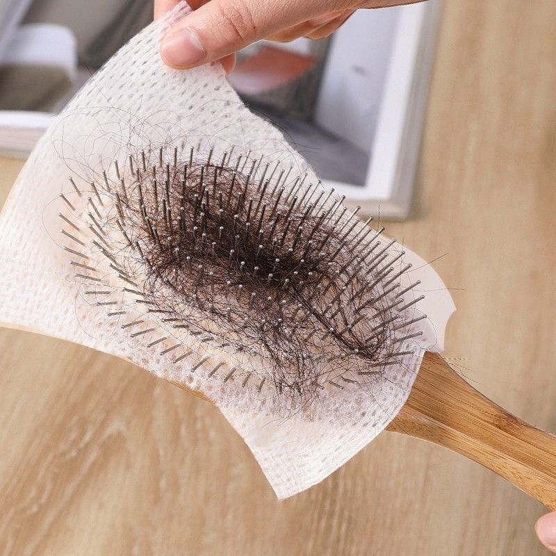 Comb Cleaning Net Air Cushion Airbag Comb Hair Cleaner Hair Protection Net Portable Cleaning Cotton Sheet Baijie Tablet Artifact