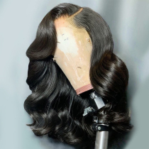 Body Wave 13x6 Short Bob Wig 13x4 Lace Front Human Hair Braz