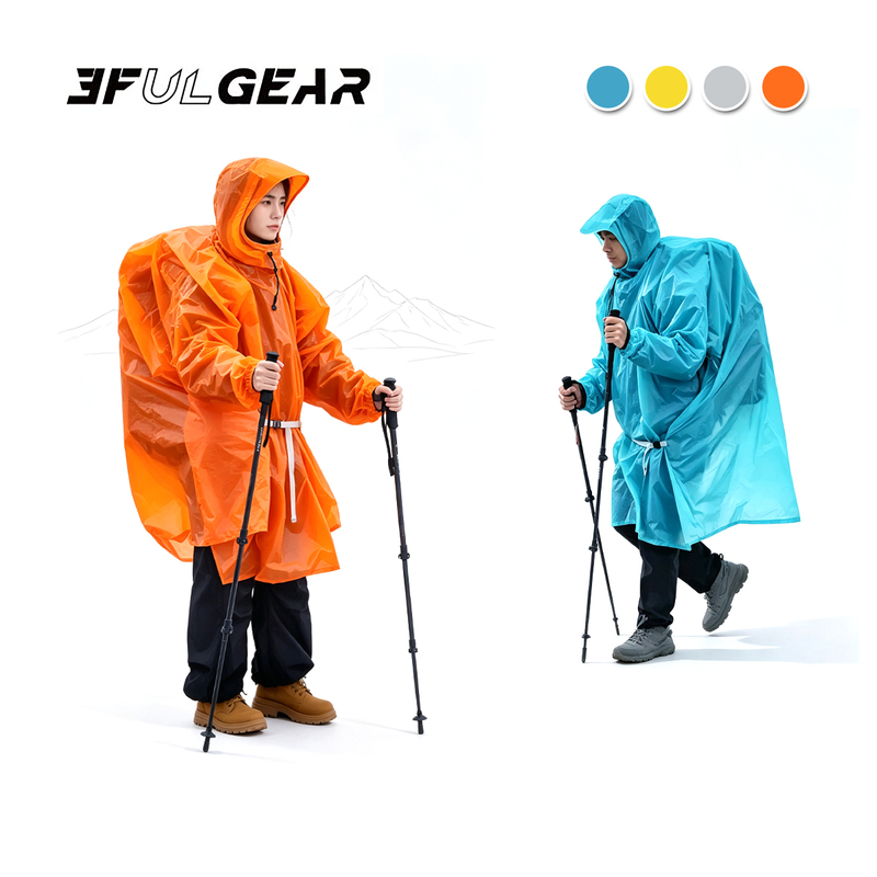 Sanfengchu 15D Raincoat Is a Lightweight Silicone-Coated Outdoor Mountaineering and Hiking Unisex Three-In-One Multi-Functional Raincoat Sanfengchu 15D Raincoat Is a Lightweight Silicone-Coated Outdoor Mountaineering and Hiking Unisex Three-In-One Multi-Functional Raincoat