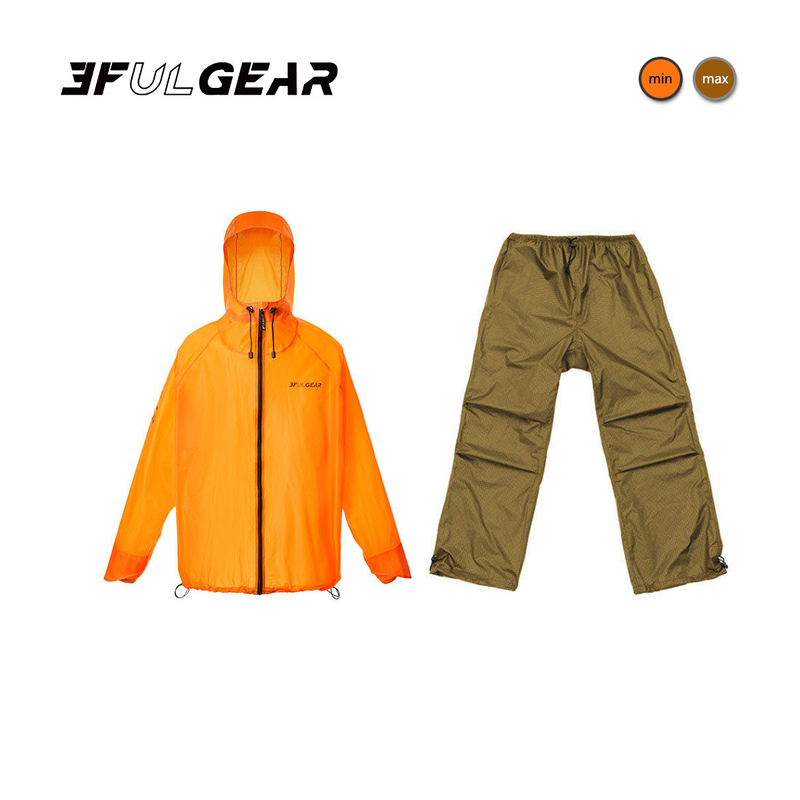 Sanfeng Split-Type Raincoat and Rain Pants for Outdoor Hiking, Unisex, Suitable for Fishing, Cycling, and Motorcycle Travel