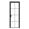 Changhong Glass Door Bathroom Toilet Door Extremely Narrow Bathroom Door Sliding Door Kitchen Single Door Sliding Door Kitchen and Bathroom
