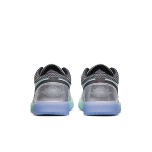 NIKE AIR JORDAN  LOW AJ1女子黑银渐变水晶底篮球鞋 DJ5199-109
