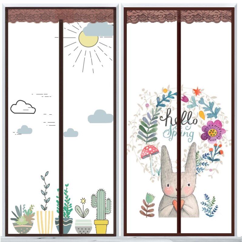 Room waterproof and anti-mosquito powder room decoration insulation winter curtain warm windproof dormitory bedroom privacy bathroom