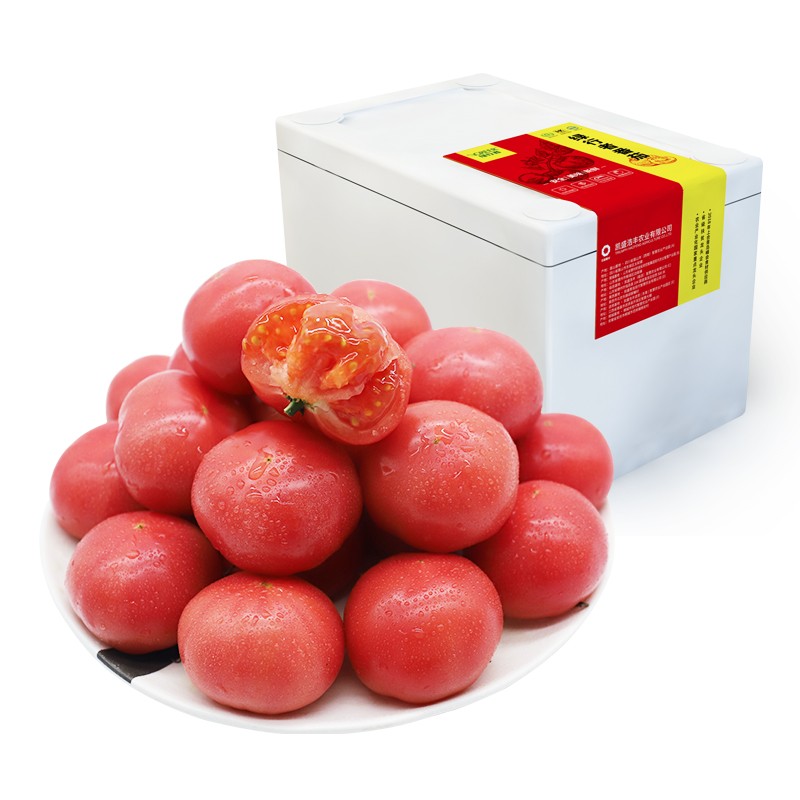 绿行者桃太郎粉番茄新鲜自然熟西红柿小果沙瓤孕妇水果可生吃5斤