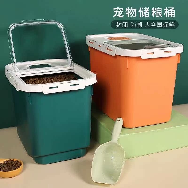Cat food storage tank pet snack box large-capacity sealed bucket moisture-proof hamster food dog food bucket storage bucket