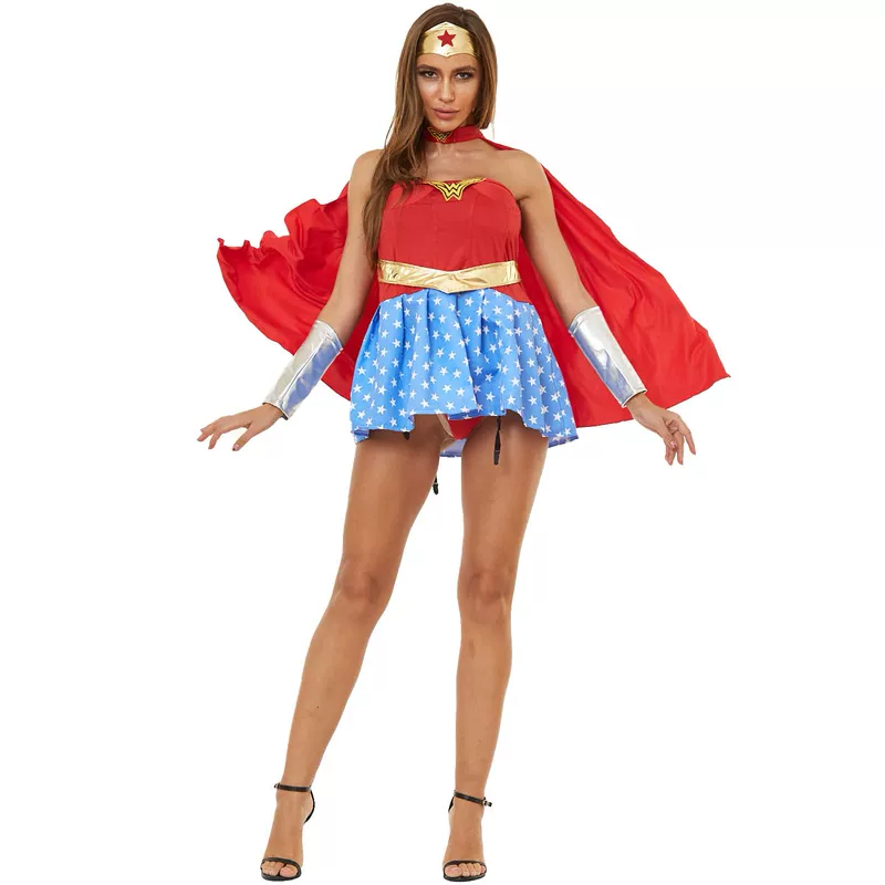 Halloween Gợi Cảm Kỳ Quan Trang Phục Siêu Anh Hùng Nữ Supergirl Gà Mái