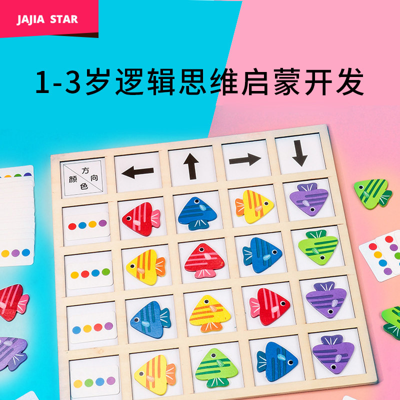 1-3-year-old infant child logical thinking enlightenment toy baby puzzle building blocks early to develop brain-Taobao
