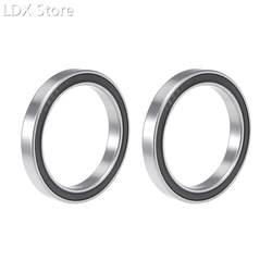 2pcs 6808-2RS Deep Groove Ball Bearing 40x52x7mm Double Seal