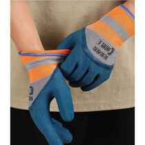 Gloves labor protection wear-resistant work tires rubber foam rubber construction site work non-slip breathable latex-impregnated latex protection